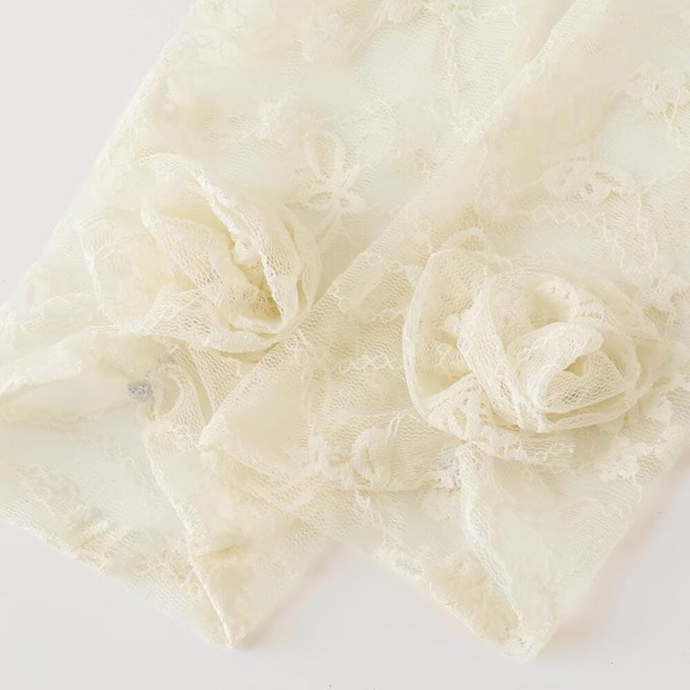 Floral Opera Gloves View 3